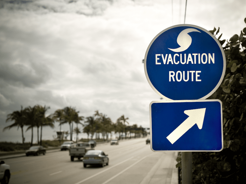 Hurricaine Evacuation Route